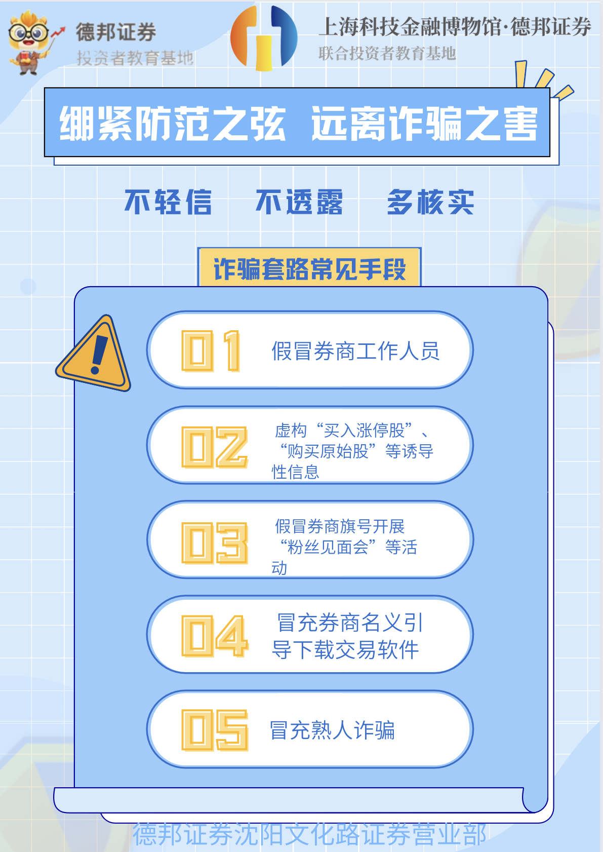 838【沈阳文化营业部】绷紧防范之弦 远离诈骗之害.PNG