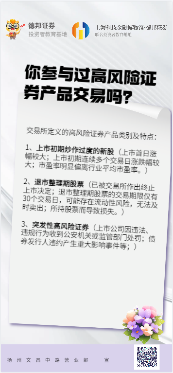 扬州文昌中路营业部-你参与过高风险证券产品交易吗？.png