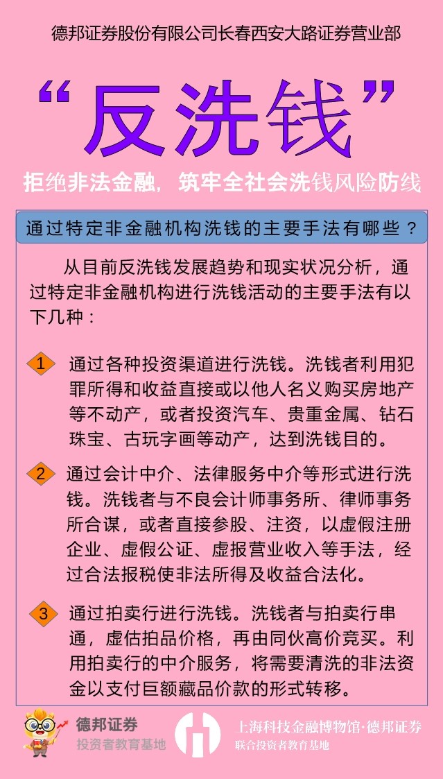反洗钱 -通过特定非金融机构洗钱的主要手法有哪些？.jpg